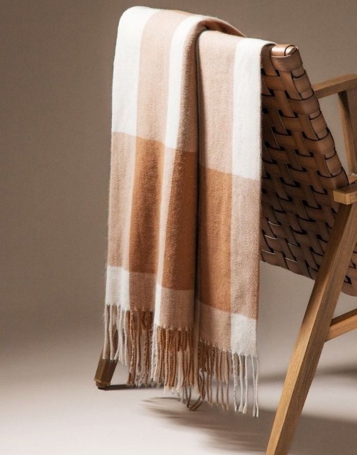 Pleds "Melrose Brown" 150x200 cm