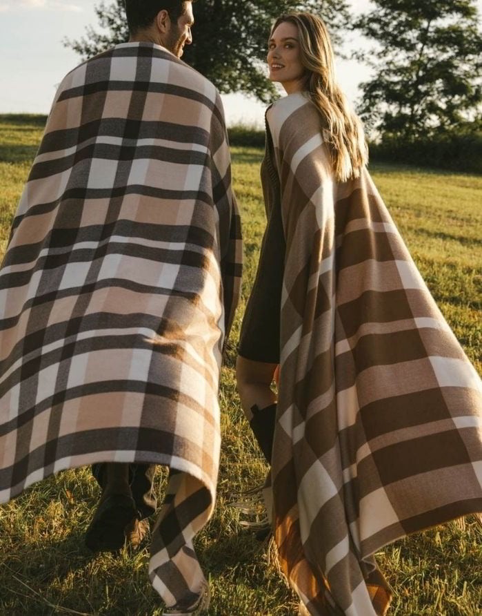 Pleds "Melrose Brown" 150x200 cm