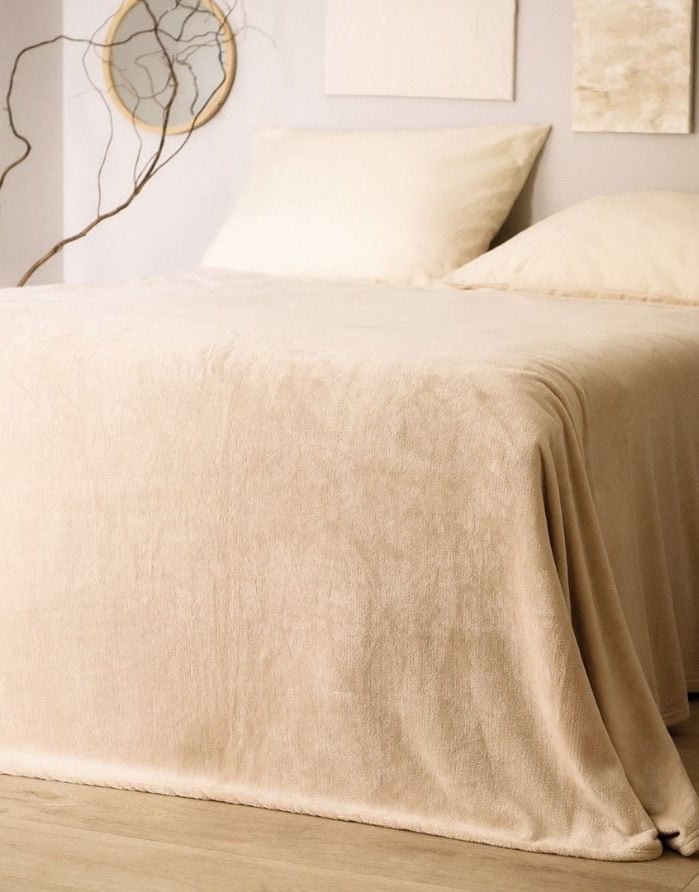 Plaid "Rote Dark Beige" 150x200 cm