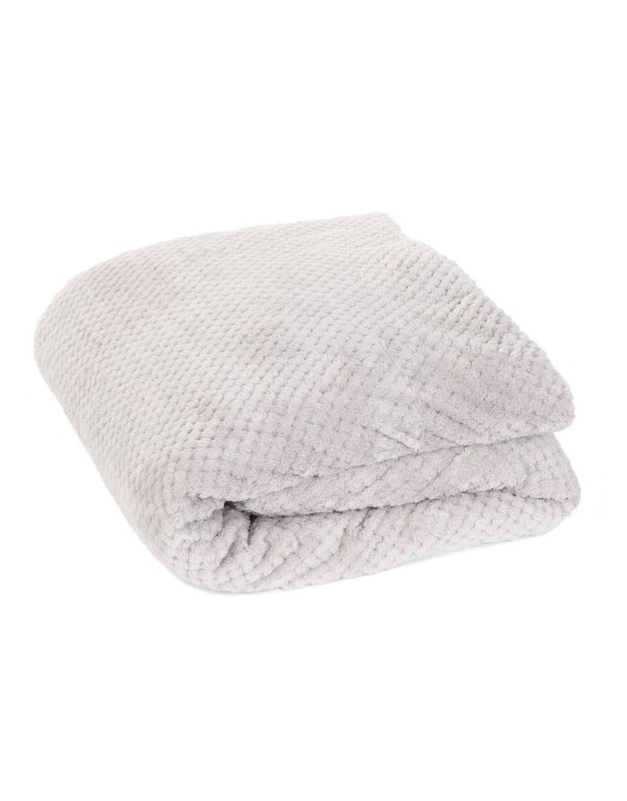 Pleds "Noah Light Grey" 220x240 cm