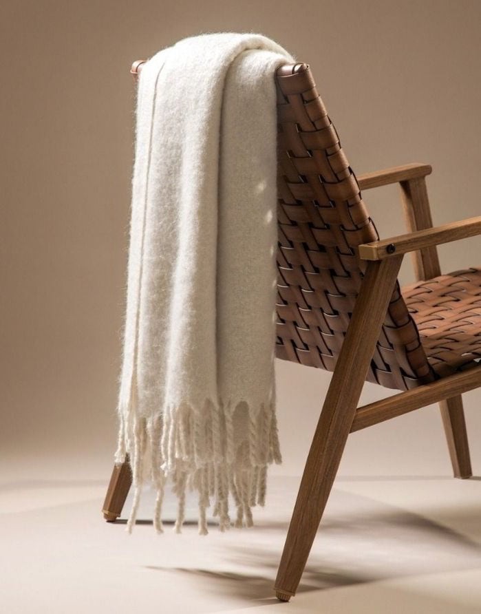 Pleds "Tain Ecru" 150x200 cm