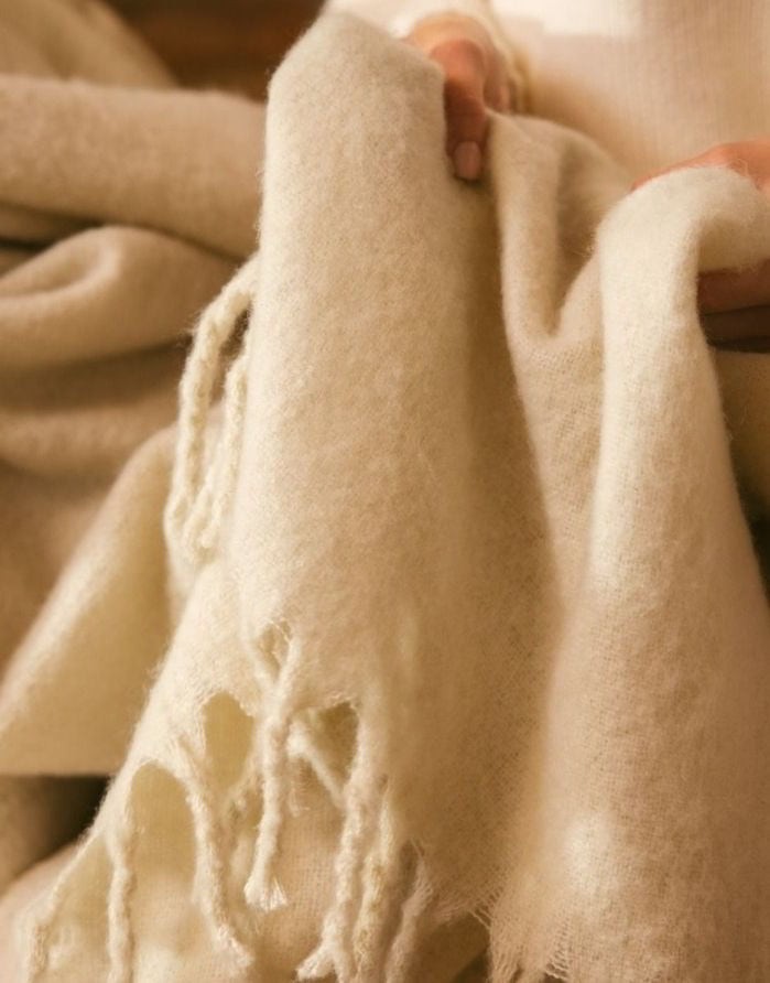 Pleds "Tain Ecru" 150x200 cm