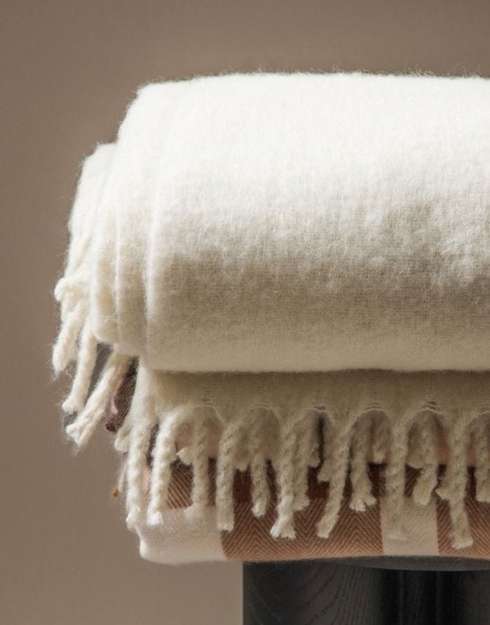 Pleds "Tain Ecru" 150x200 cm