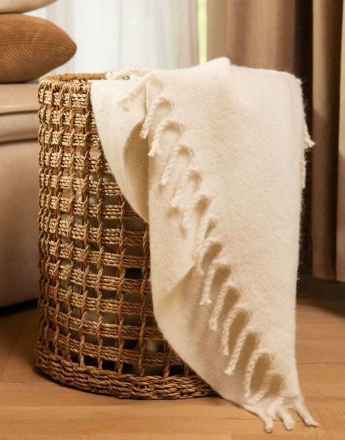 Pleds "Tain Ecru" 150x200 cm