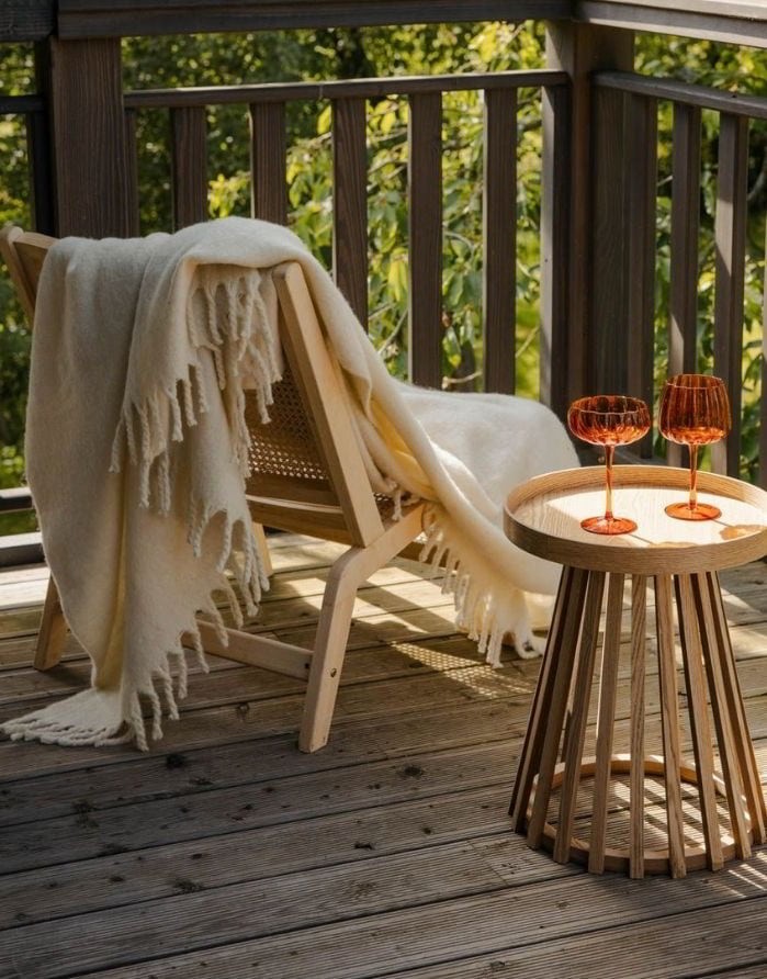 Pleds "Tain Ecru" 150x200 cm