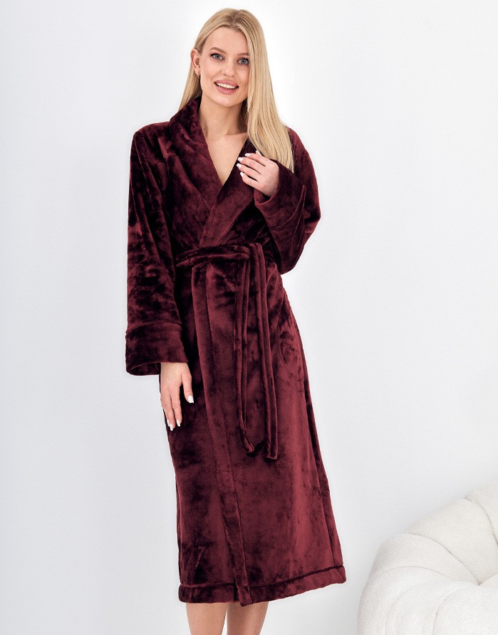 Bathrobe "Sky Long Bordo"