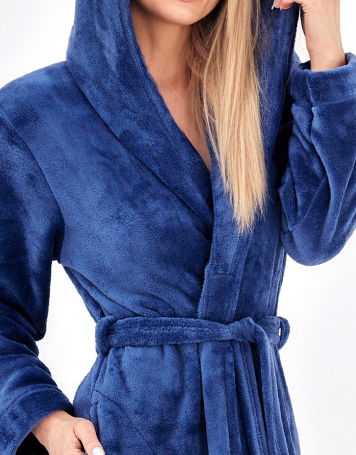 Bathrobe "Dianna Long Blue"