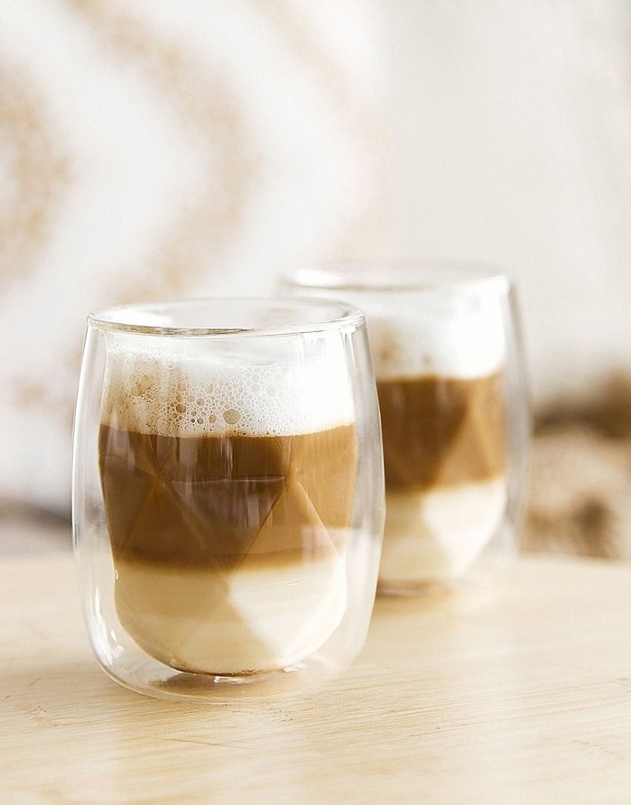 Dubultās stikla krūzes "CEMBRA MODERN", 2 gab.