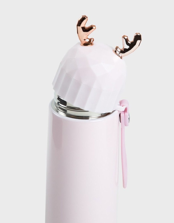 Thermos "GATTO Deer Pink", 380 ml