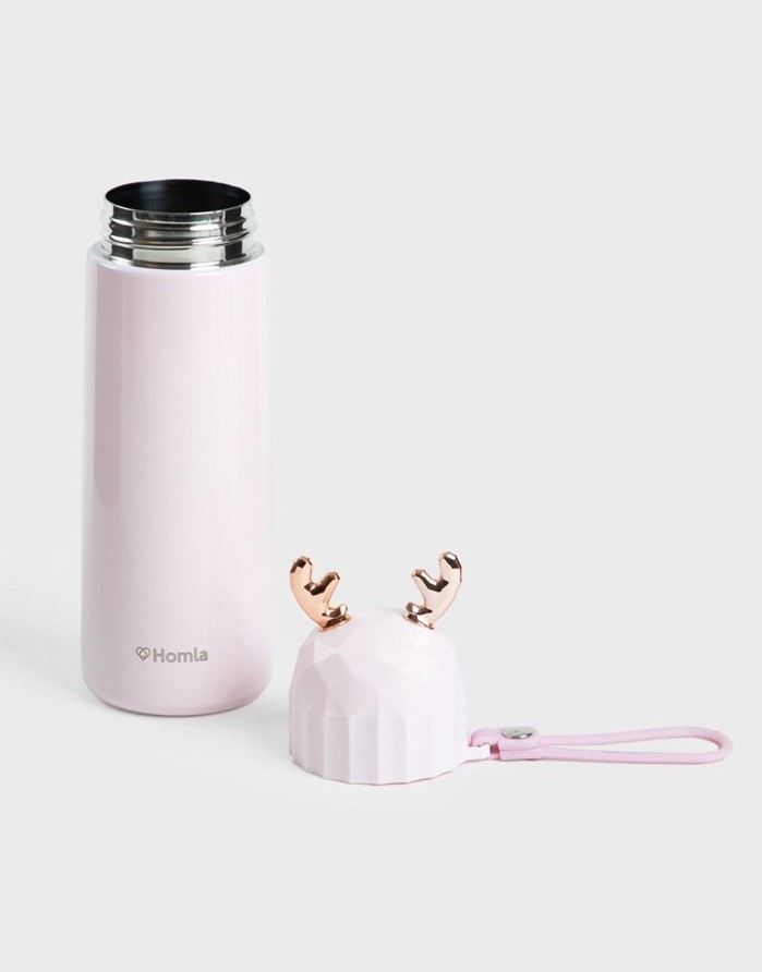 Thermos "GATTO Deer Pink", 380 ml