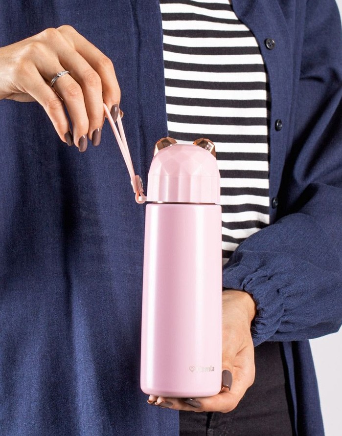 Termoss "GATTO Bear Pink", 380 ml