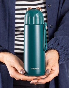 Termoss "GATTO Bear Green", 380 ml