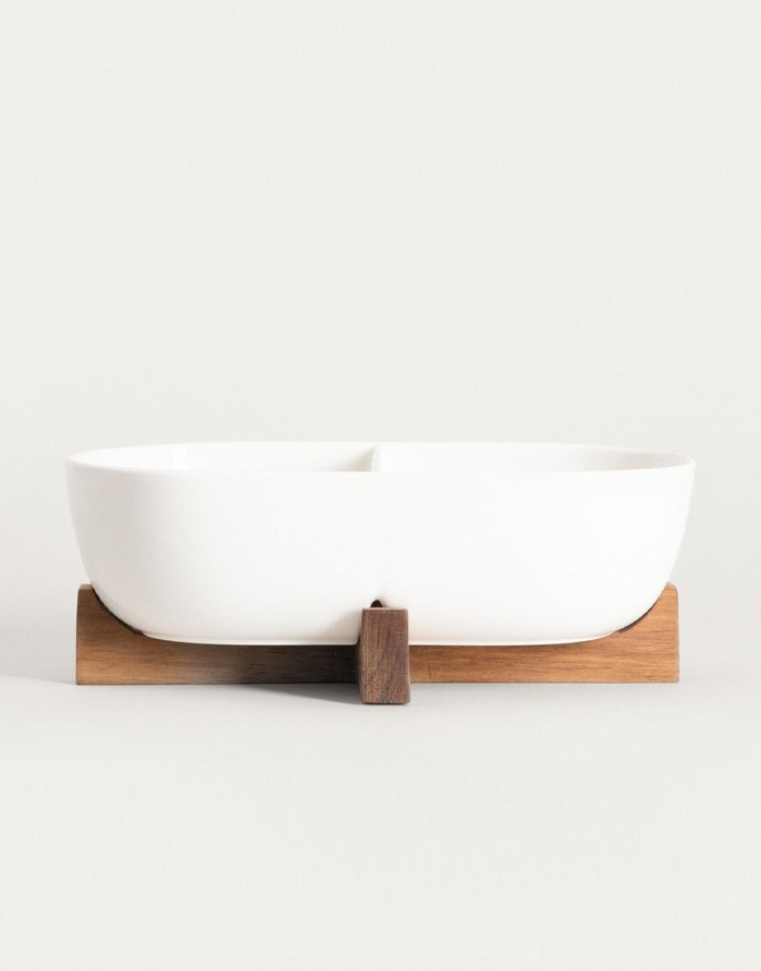 Serving set "MOOKA White"