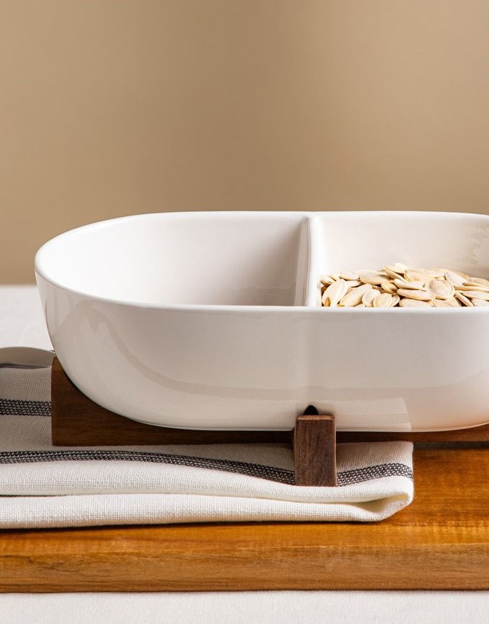 Serving set "MOOKA White"