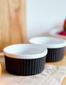 Керамические формы для выпечки "TINEO Big Black", 2 шт.