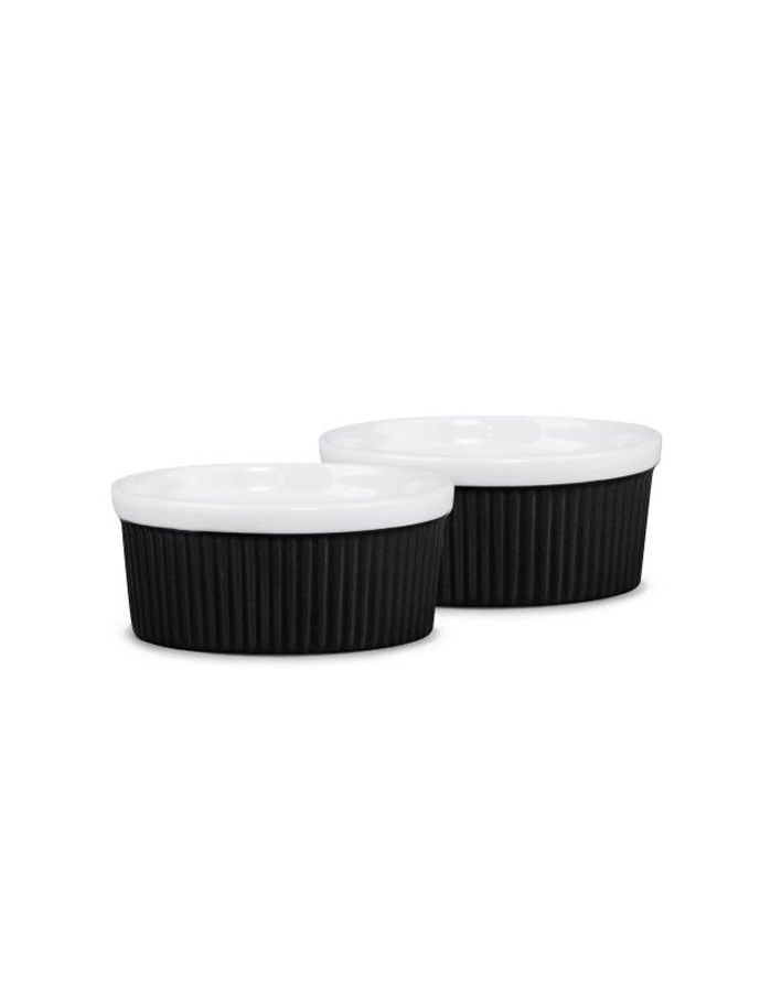 Ceramic baking dishes "TINEO Small Black", 2 psc
