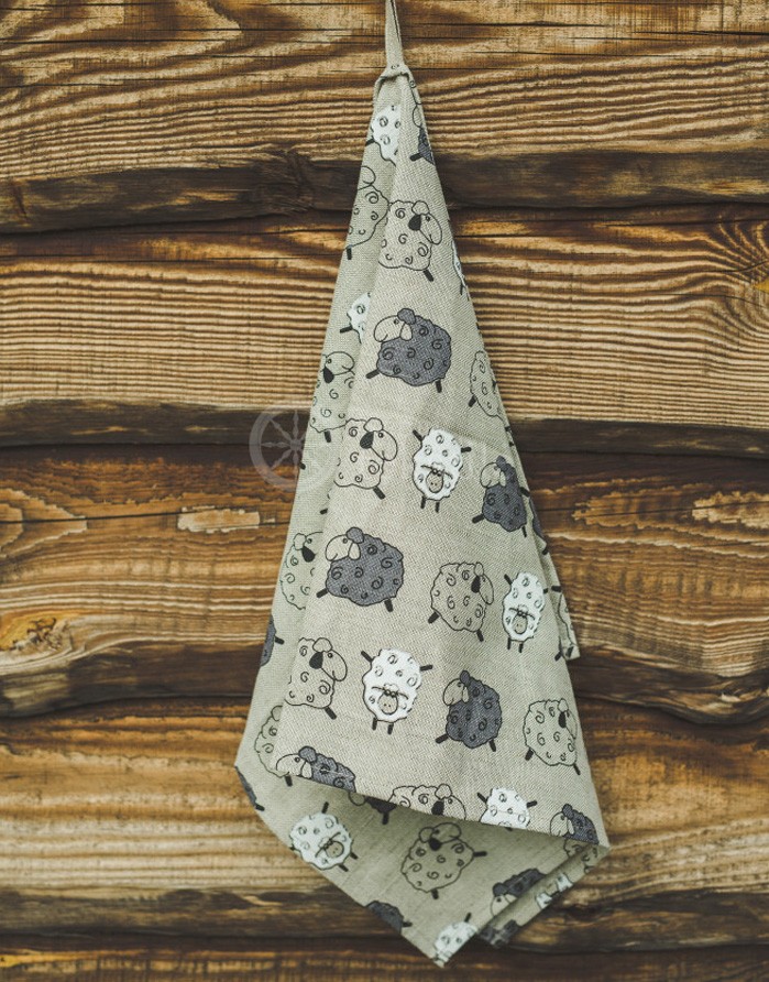Kitchen towel "Sheeps", 50x70cm