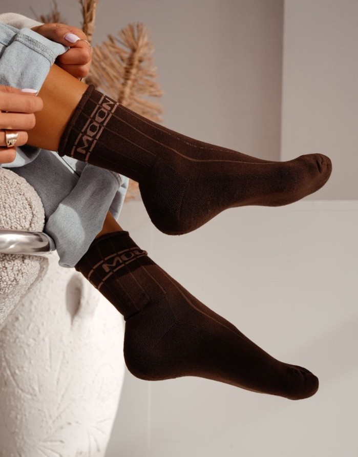 Sieviešu zeķes "Moon" Brown