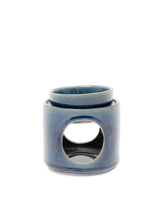 Candlestick Holder "SOLETO Ceramic Blue"