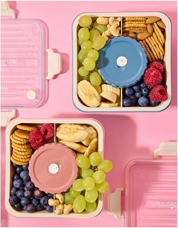 Pusdienu kaste "Poppie Pink"