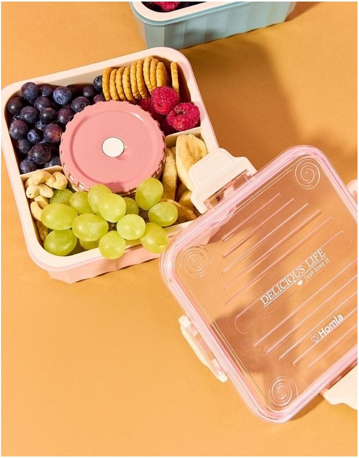 Pusdienu kaste "Poppie Pink"