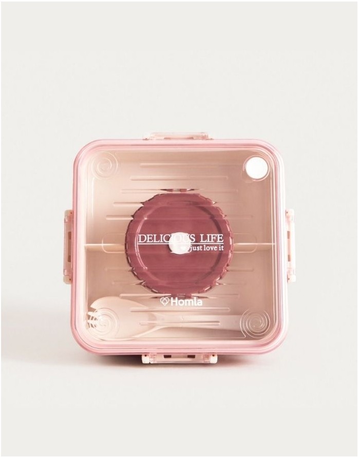 Pusdienu kaste "Poppie Pink"