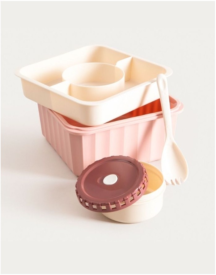 Pusdienu kaste "Poppie Pink"