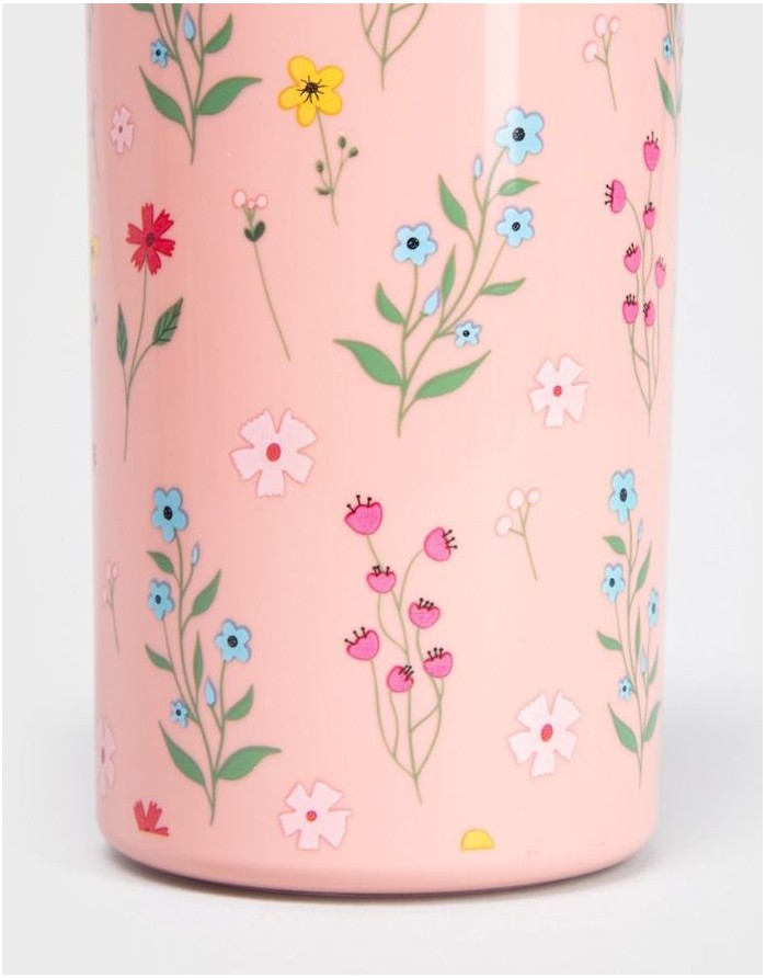 Lunch box with bottle set "Lusy, Rose"