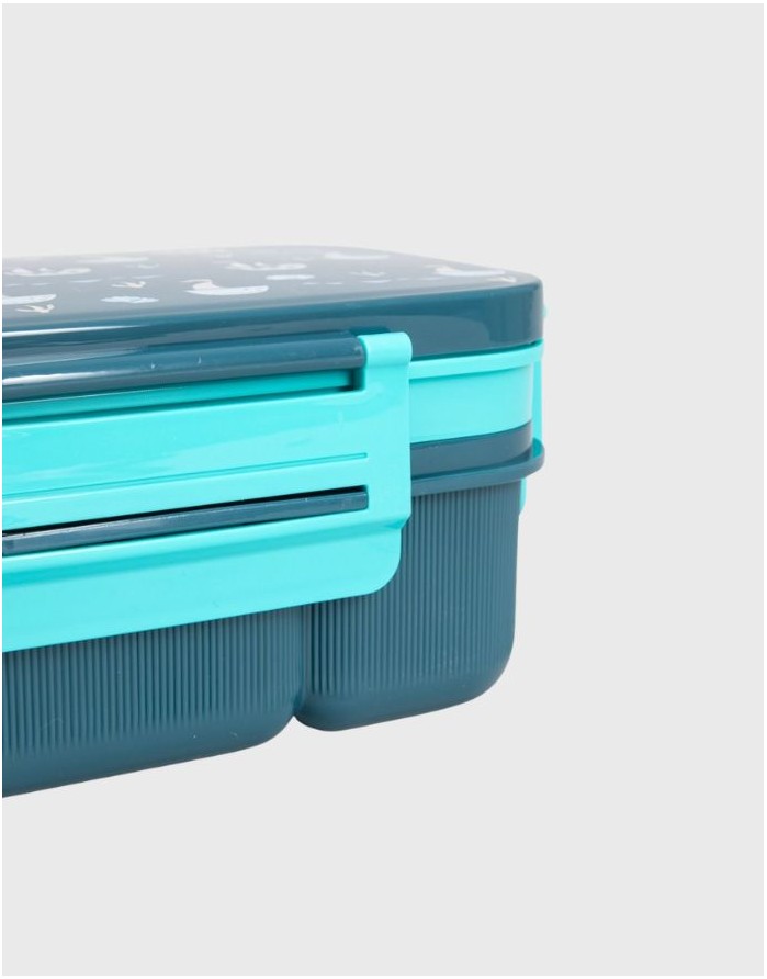 Lunch box with bottle set "Cairo Granat"