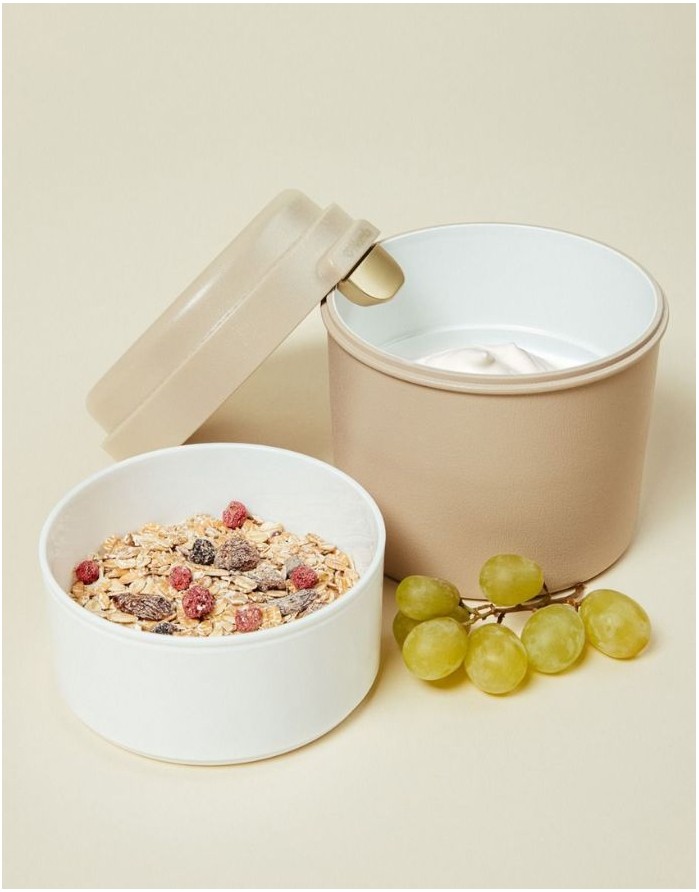 Pusdienu kaste "TORRONE Round Beige"
