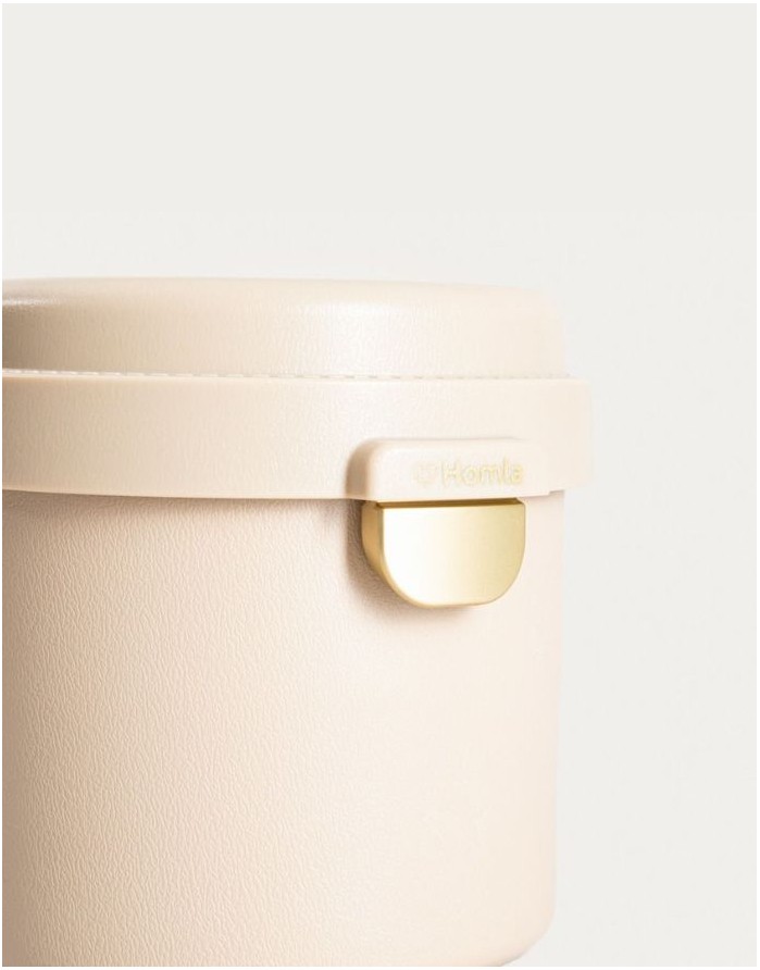 Pusdienu kaste "TORRONE Round Beige"