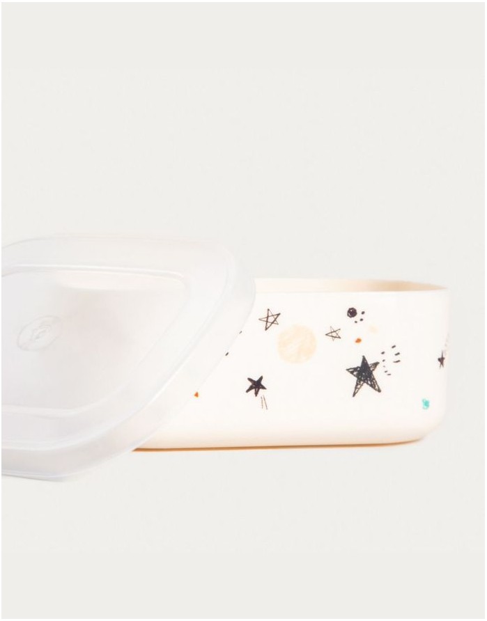 Lunch Box "SPACEKID Cream" 2 pcs.