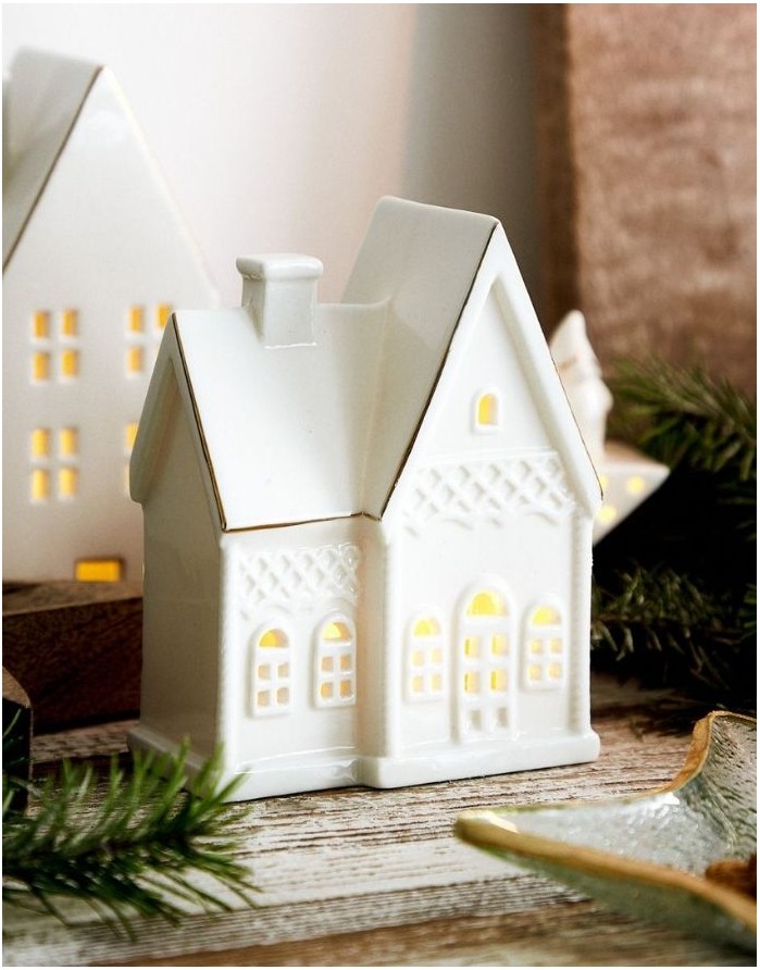 Led Candlestick "White House"
