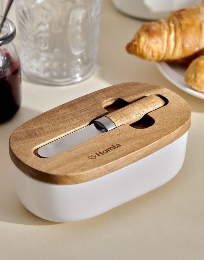 Sviesta trauks "MOOKA Round White"