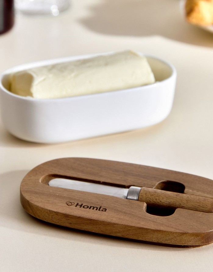 Sviesta trauks "MOOKA Round White"