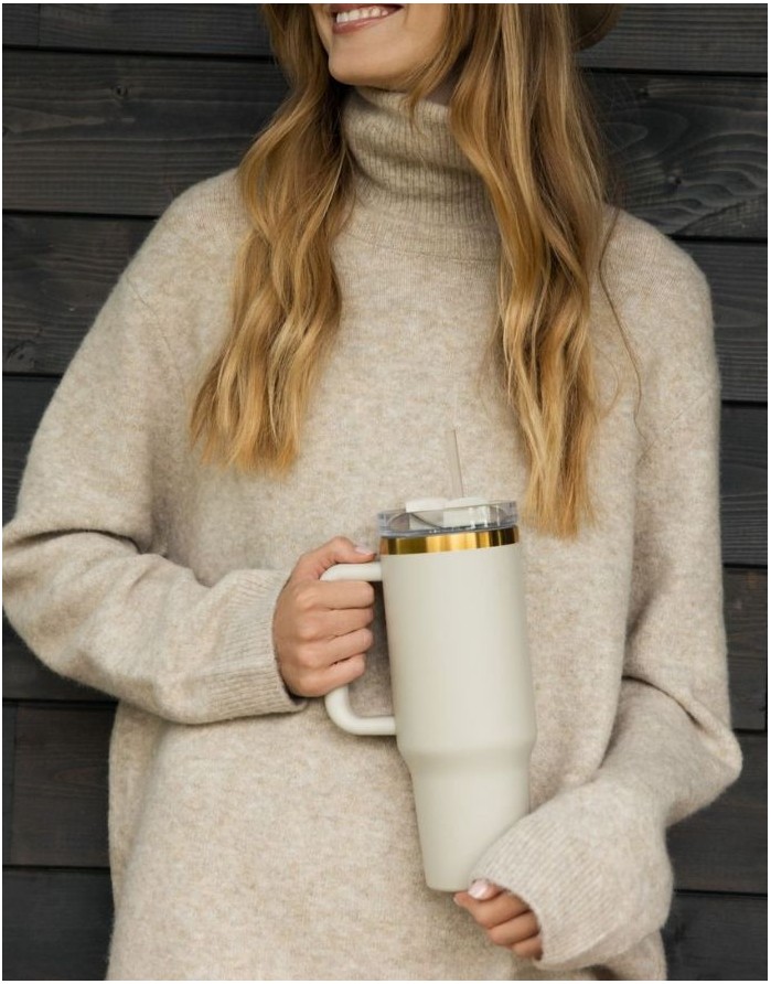 Thermo mug "Estrela Beige" 1180 ml