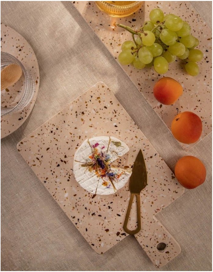 Servēšanas dēlis ar nazi "TERAZZO Square"