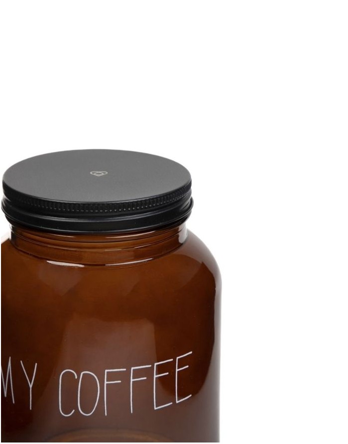 Glass Container "My Coffee" 1 l