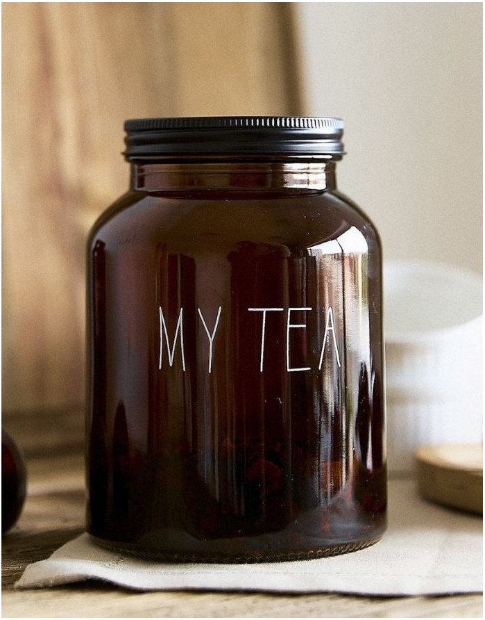 Glass Container "My Tea" 1 l