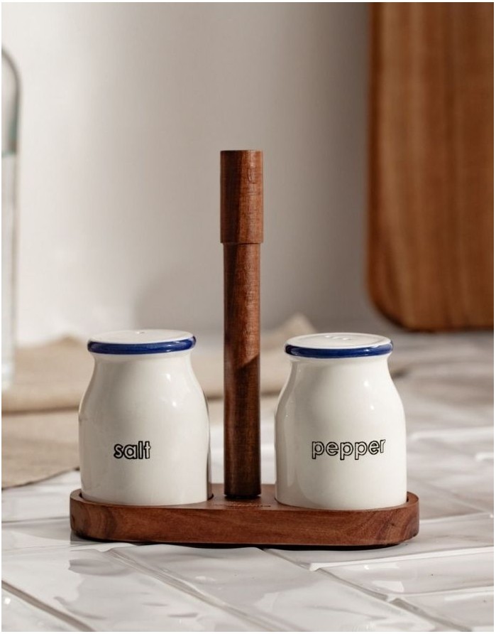 Sāls un piparu kratītājs "Modern Hamptons"
