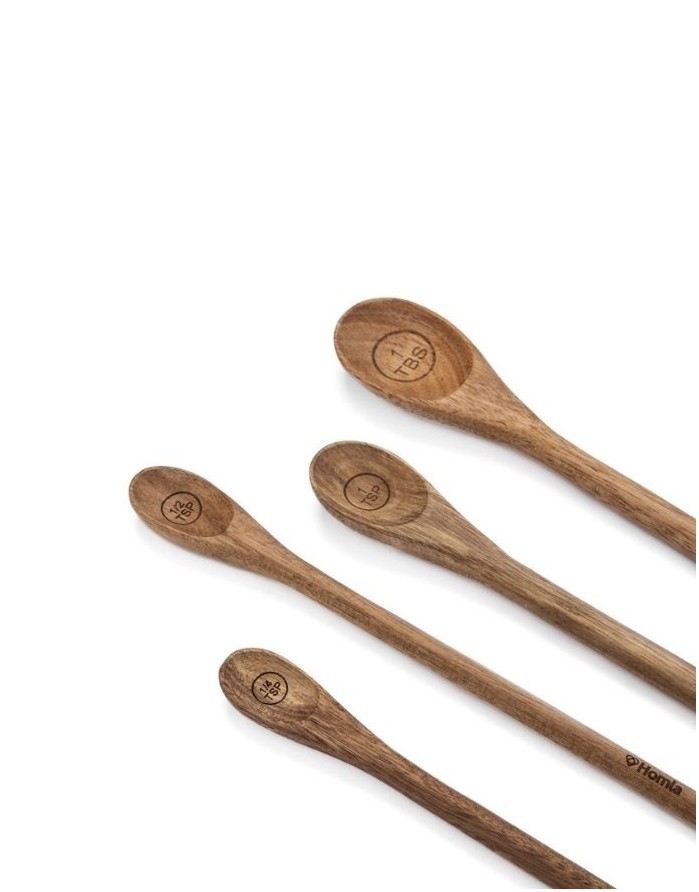 Measuring Spoons "Mooka Wood", 4 pcs