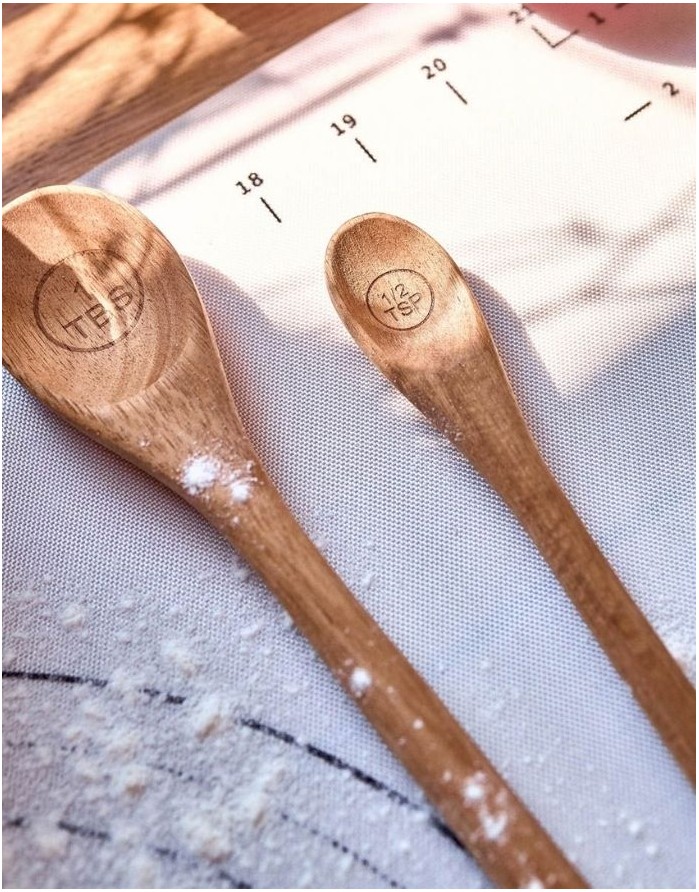 Measuring Spoons "Mooka Wood", 4 pcs