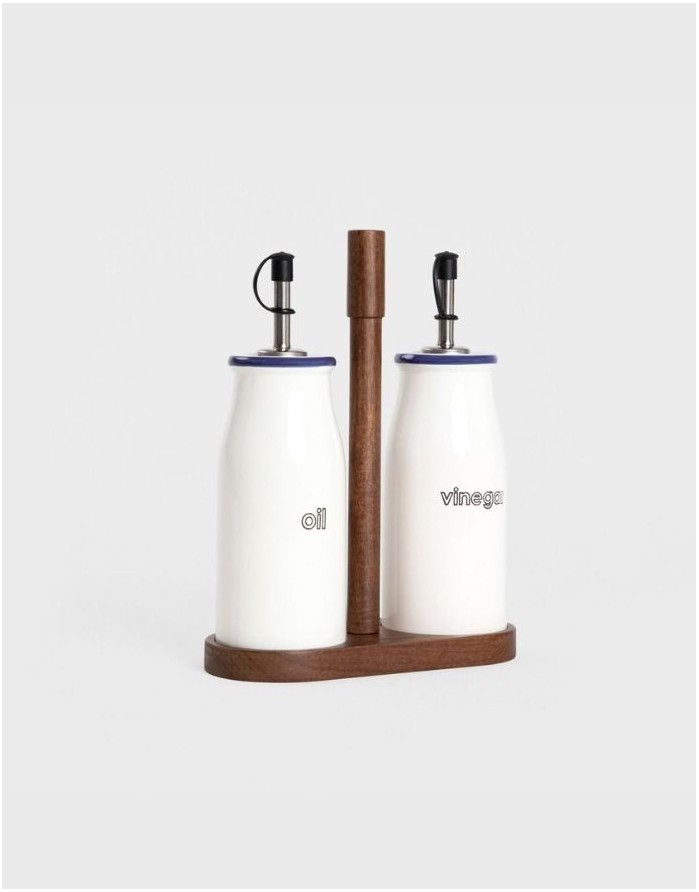 Oil and Vinegar Dish Set "Modern Hamptons"