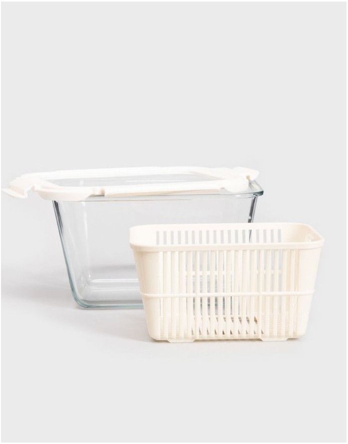 Stikla burka ar vāku "Negozio", 2,4 l