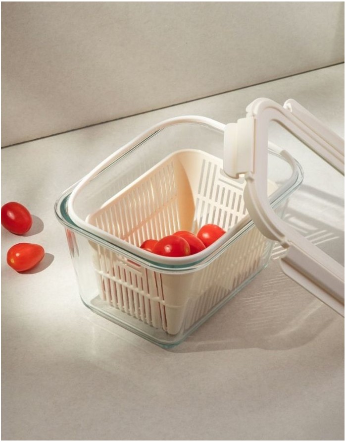 Stikla burka ar vāku "Negozio", 2,4 l