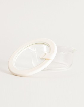 Стеклянная банка с крышкой "Negozio", 0,4 l