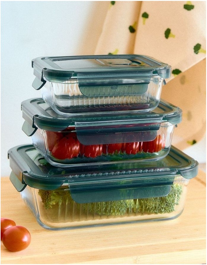 Glass Jar With Lid "Remmie", 1,04 l