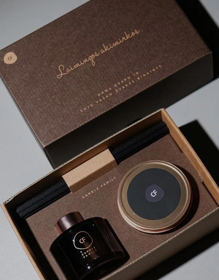 Dāvanu komplekts "Laimingos akimirkos"