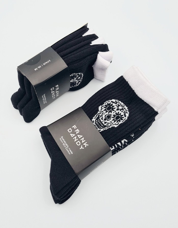 Unisex zeķes "Dream Of Skulls Black" 3 gab