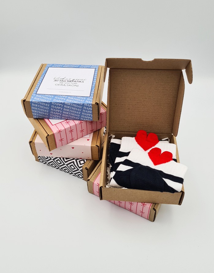 Zeķu komplekts VIŅAI "Stripes Heart"